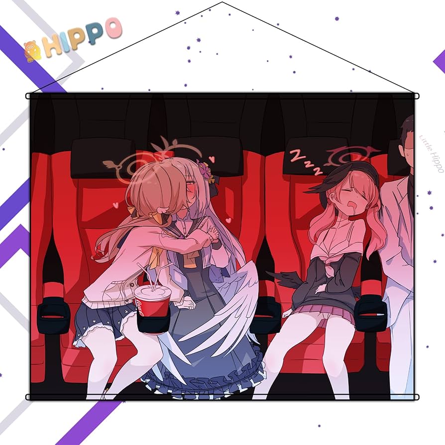 ブルアカ ヒフミ アズサ 等身大タペストリー ※オマケ付き ブルーアーカイブ 描き下ろし 等身大タペストリー 阿慈谷ヒフミ