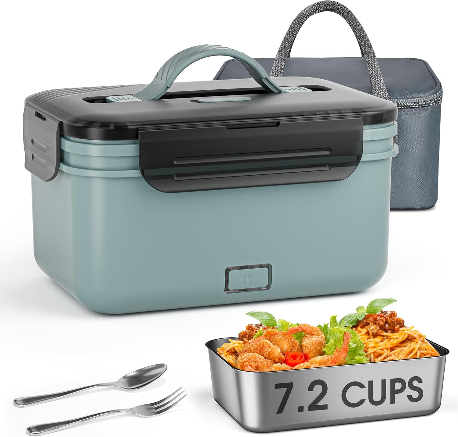 Cordless Electric Lunch Box & 10.3" Ring Light with Tripod and Phone Holder