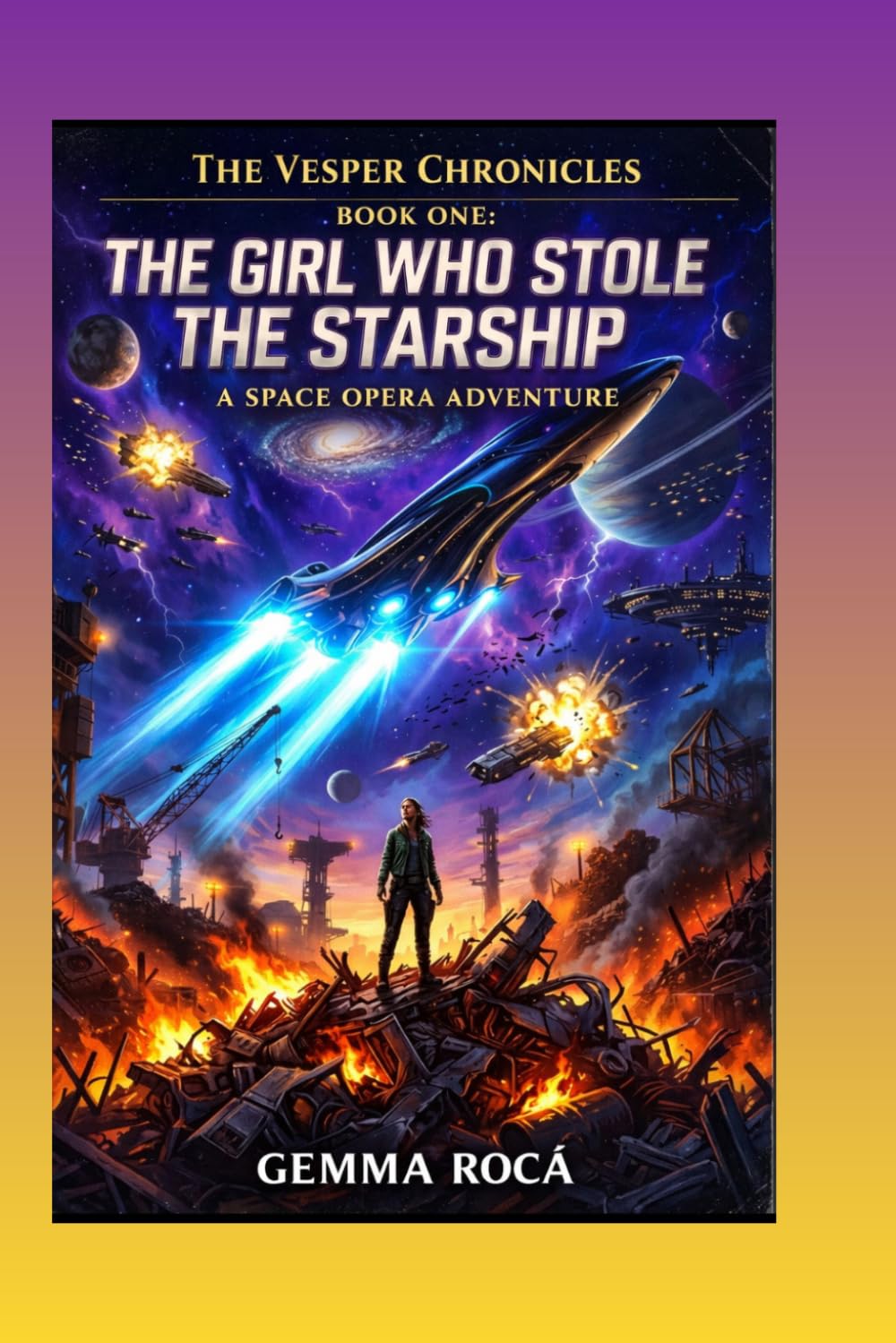 The Girl Who Stole the Starship: A Space Opera Adventure (The Vesper Chronicles)