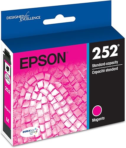 Cartucho de tinta Epson Durabrite T252120 ultra negro de capacidad estándar, Magenta