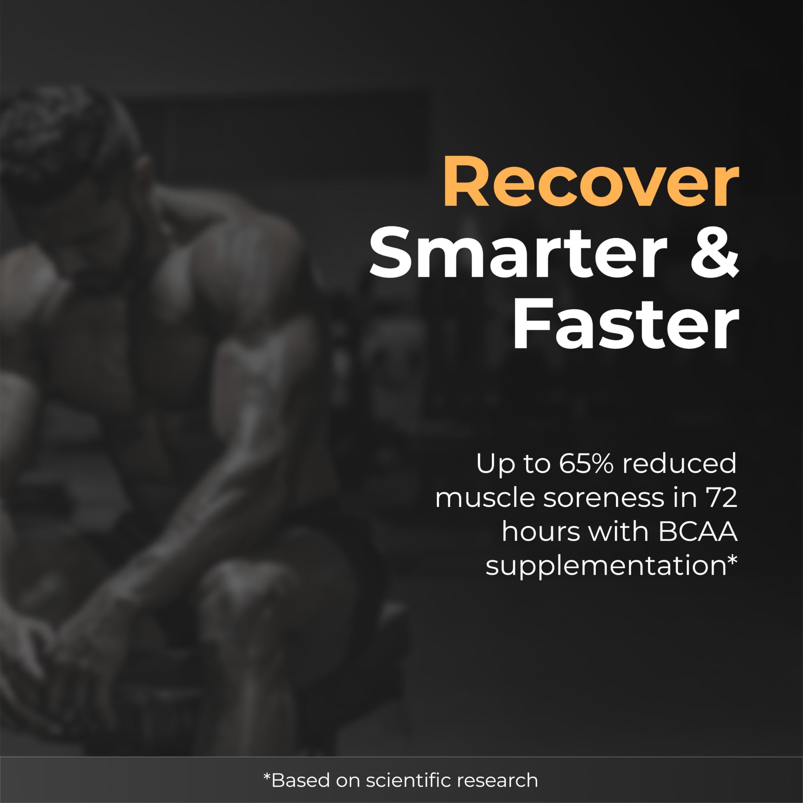 Nutrabay Gold BCAA 2:1:1 with Electrolytes 5000 mg Vegan BCAAs per Serving – Pre/Post Workout Energy Drink for Muscle Build Up, Faster Recovery - Tested for Purity - No Banned Substances– 250g, Orange 3