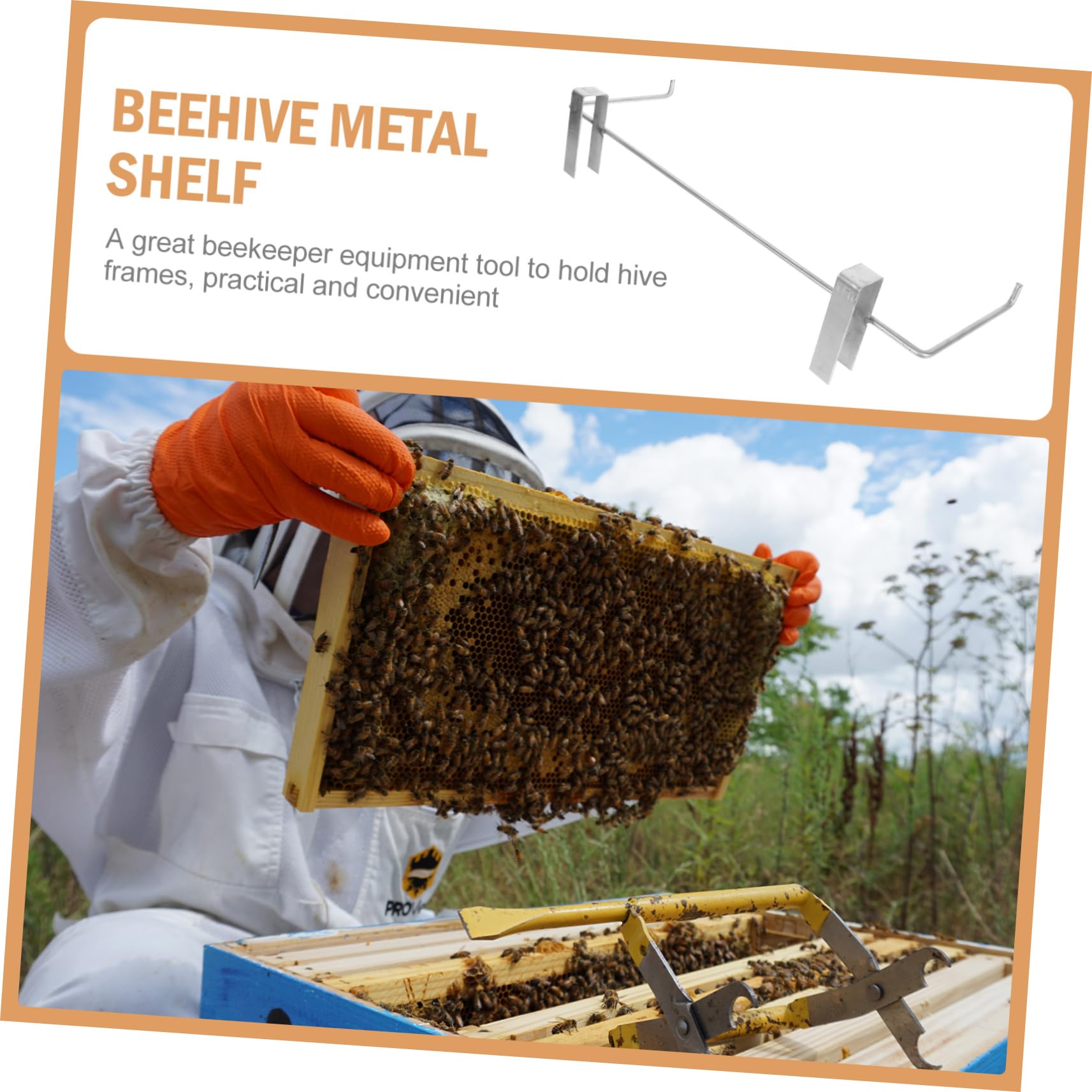BESPORTBLE 2pezzi Per Telai Apicoltura Accessorio Per Allevamento Stabile e Resistente Per Alveari