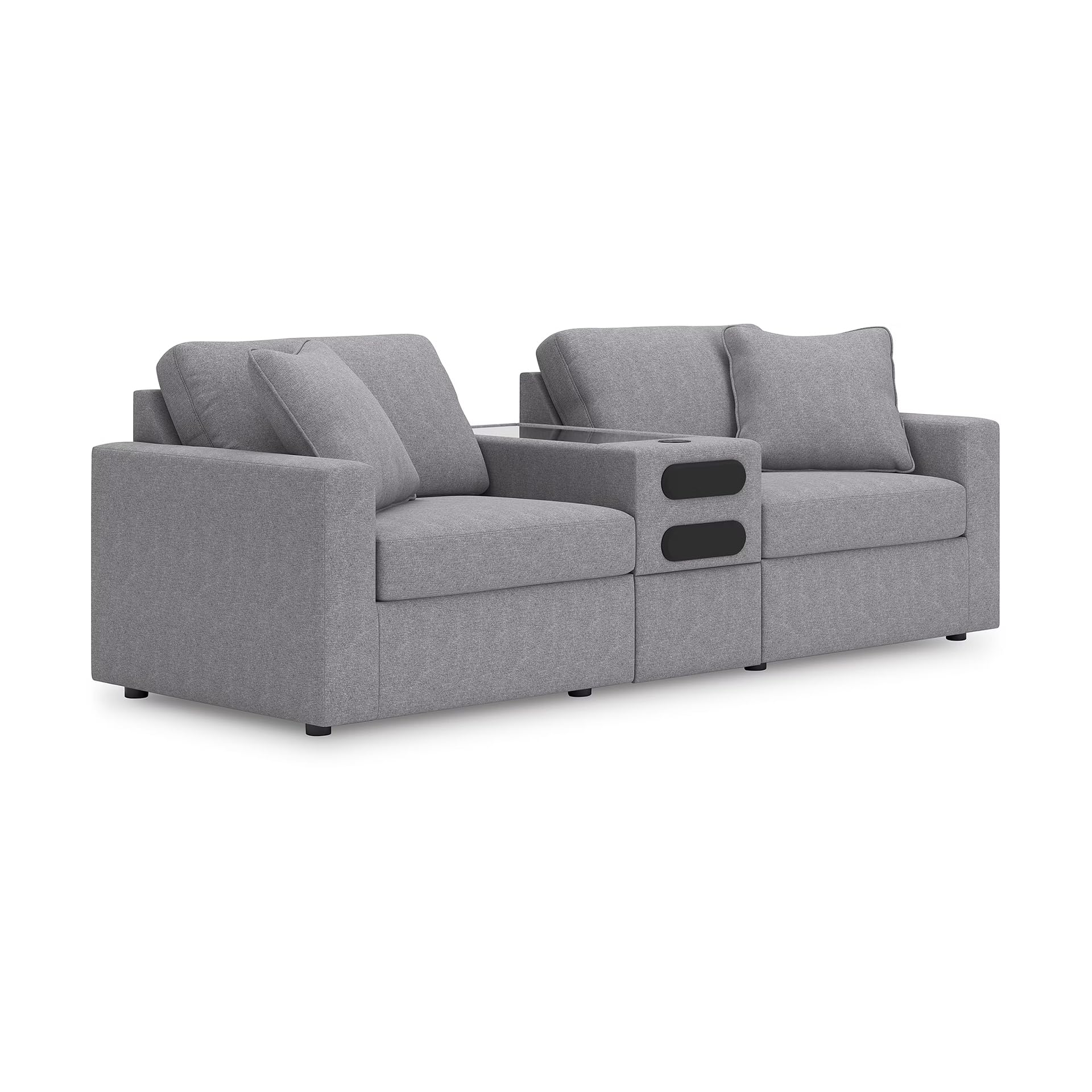 Signature Design by Ashley Modular Sectional Sofa with Audio Console