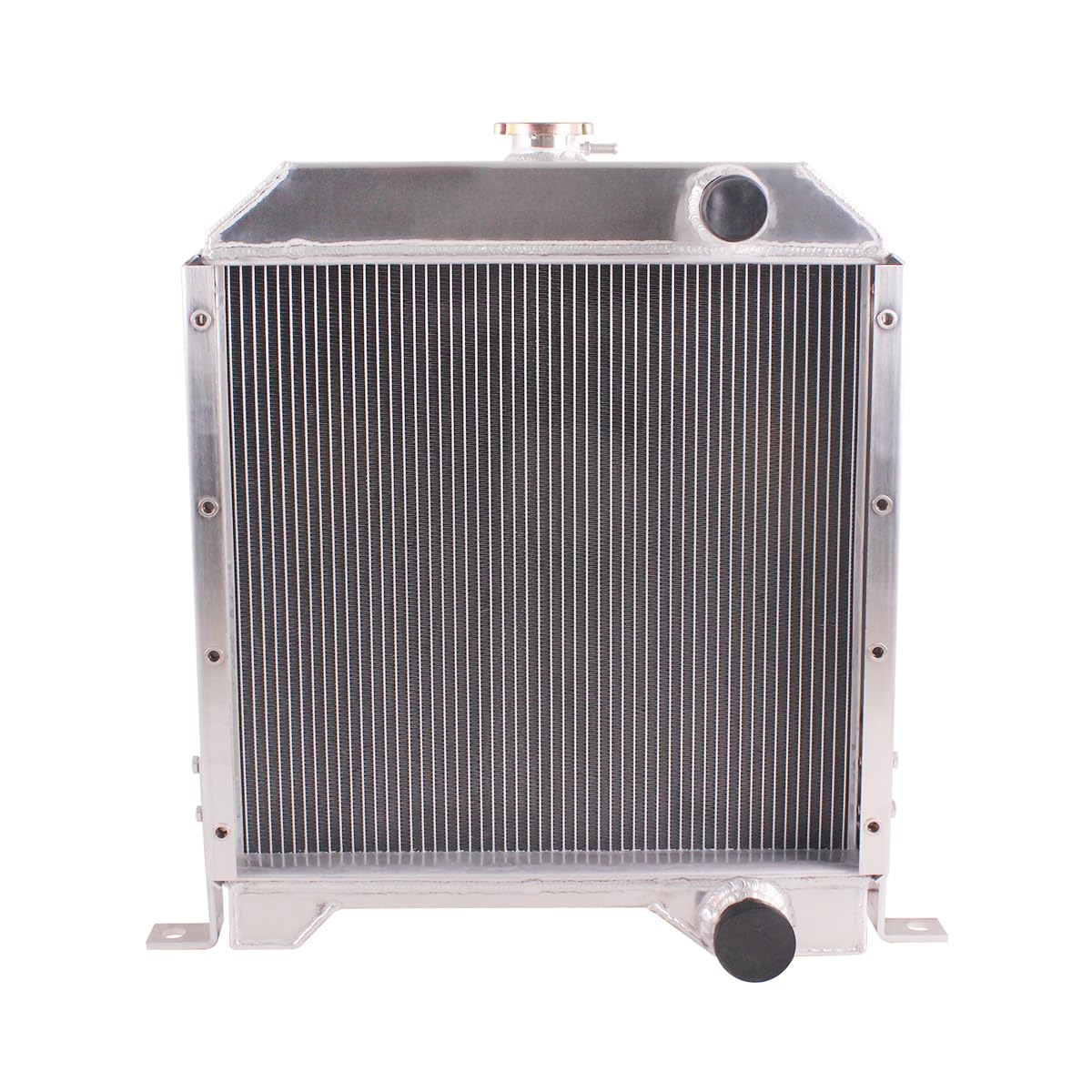 LUXERAD 3 Row Aluminum Tractor Radiator For Case 1840 1845C Diesel Motor Skid Steer Loaders OEM# 1347609C1 1A12192