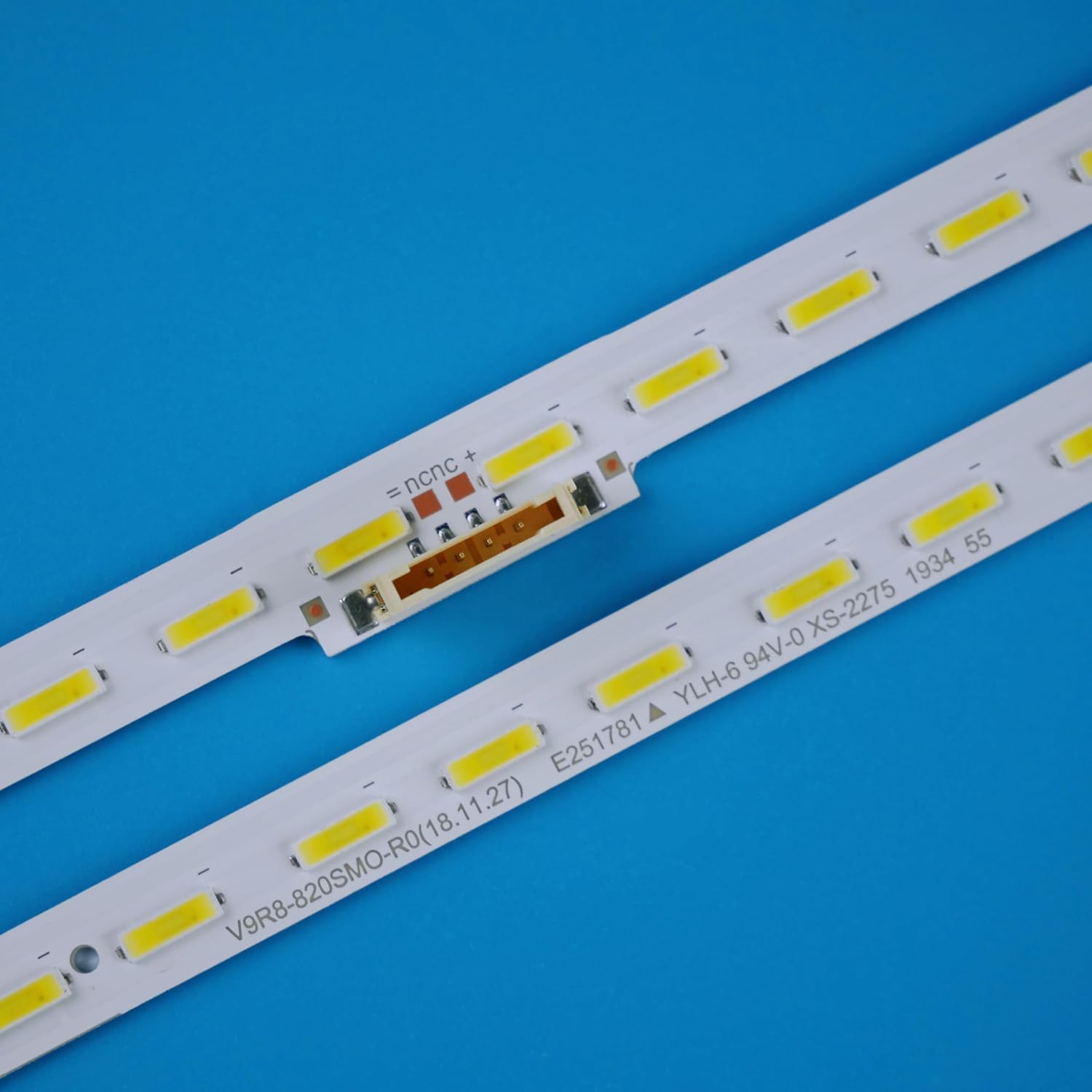 4 Pieces LED Backlight Strips for Samsung 82'' TV UN82RU8000FXZC UN82RU8000 UN82RU9000F UN82RU9000FXZA V9R8-820SM0-R0 BN96-48378A LM41-00775A image 4