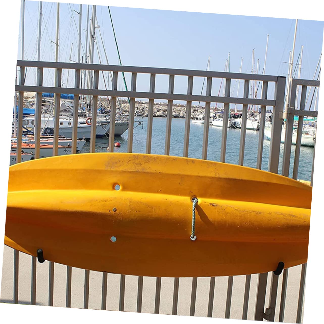 Ganci da Muro per Kayak da Parete, Supporto Interno Nero