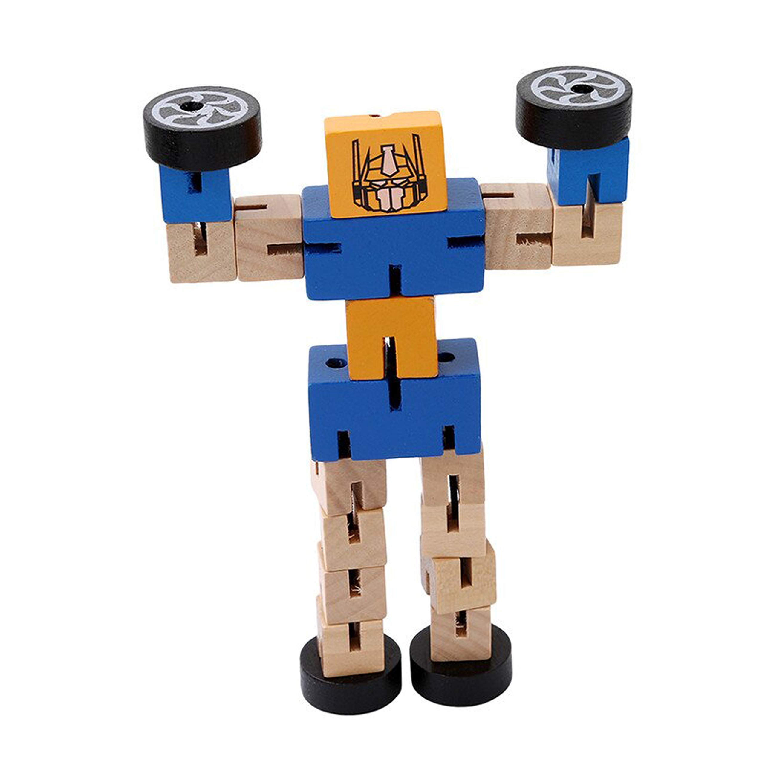 Crazycrafts Wooden Twist Puzzle - Robot Car (Random Colour) (B07SVGJG1M) Amazon Price History, Amazon Price Tracker