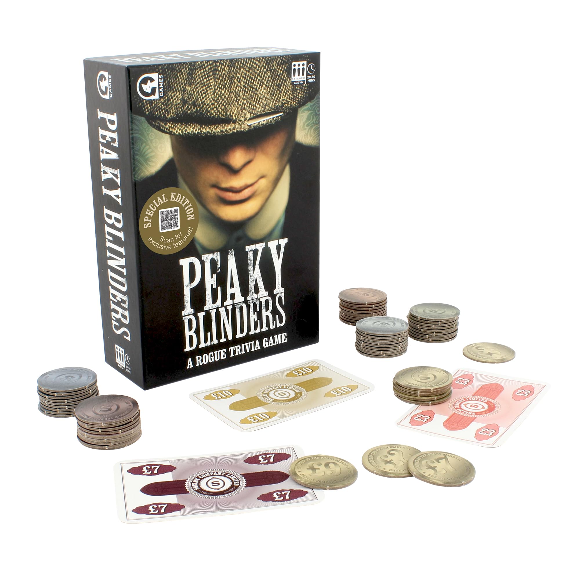 Ginger Fox Peaky Blinders Trivia Card Game, 17 cm x 5 cm