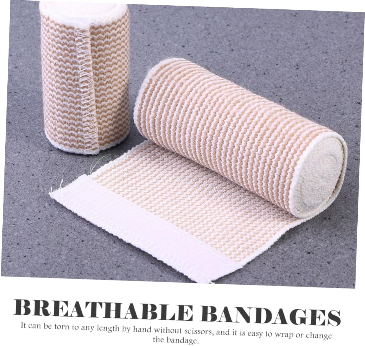 Ipetboom 6rolls Elastic Wrap Tape for Athletic Protection Sports Tape Self Adhesive Breathable Ankle Wrist Wrap for Sprains First Aid Elastic Bandage