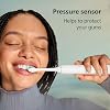 Philips Sonicare 4100 Series Cepillo de Dientes Eléctrico - Cepillo Sónico con Tecnología Sónica Avanzada, Sensor de Presión, Dos Intensidades, Smartimer y Quadpacer, Blanco, Modelo HX3681/23 5