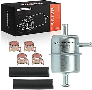 A-Premium Fuel Filter Compatible with Dodge Charger, Dakota, Aspen, B100, B150, B200, B250, B300, B350, D100, D150, D200, D250, D300, D350, Diplomat & Chrysler Town & Country, LeBaron & Plymouth