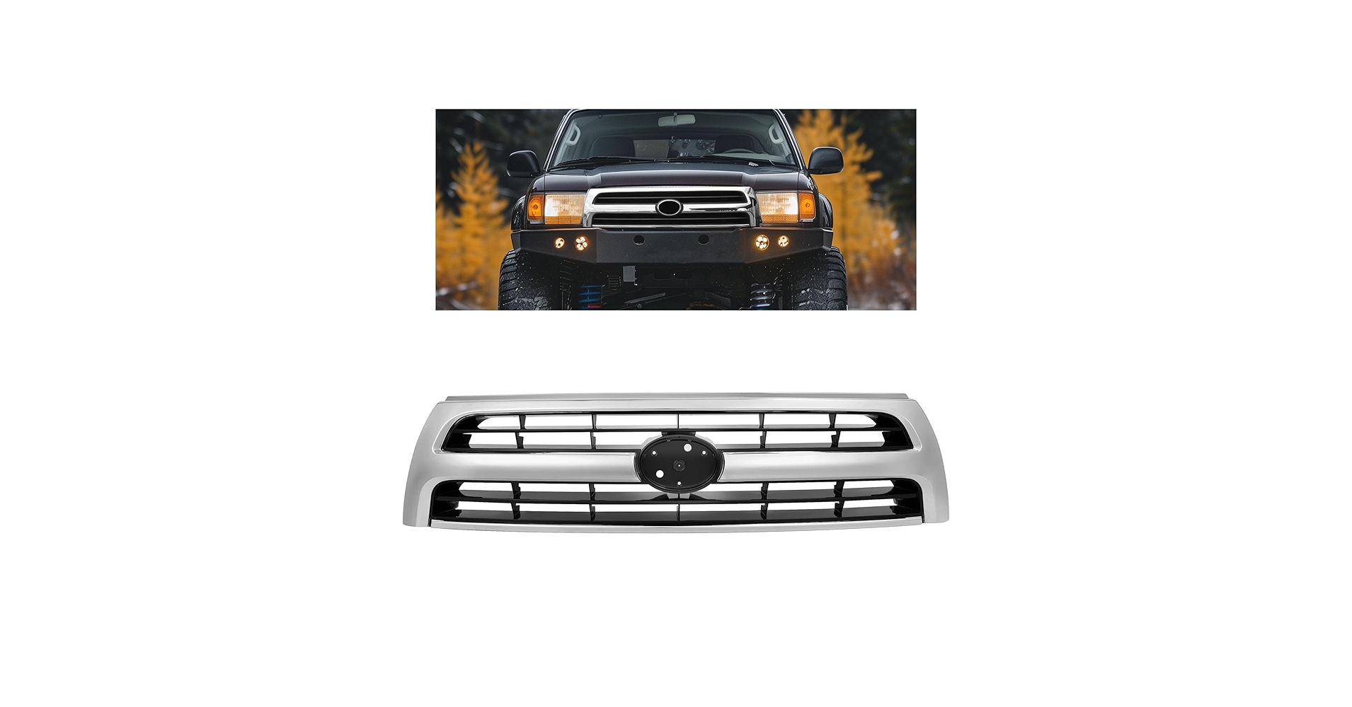 Amazon.com: KUAFU Front Grill Compatible with 1999-2000