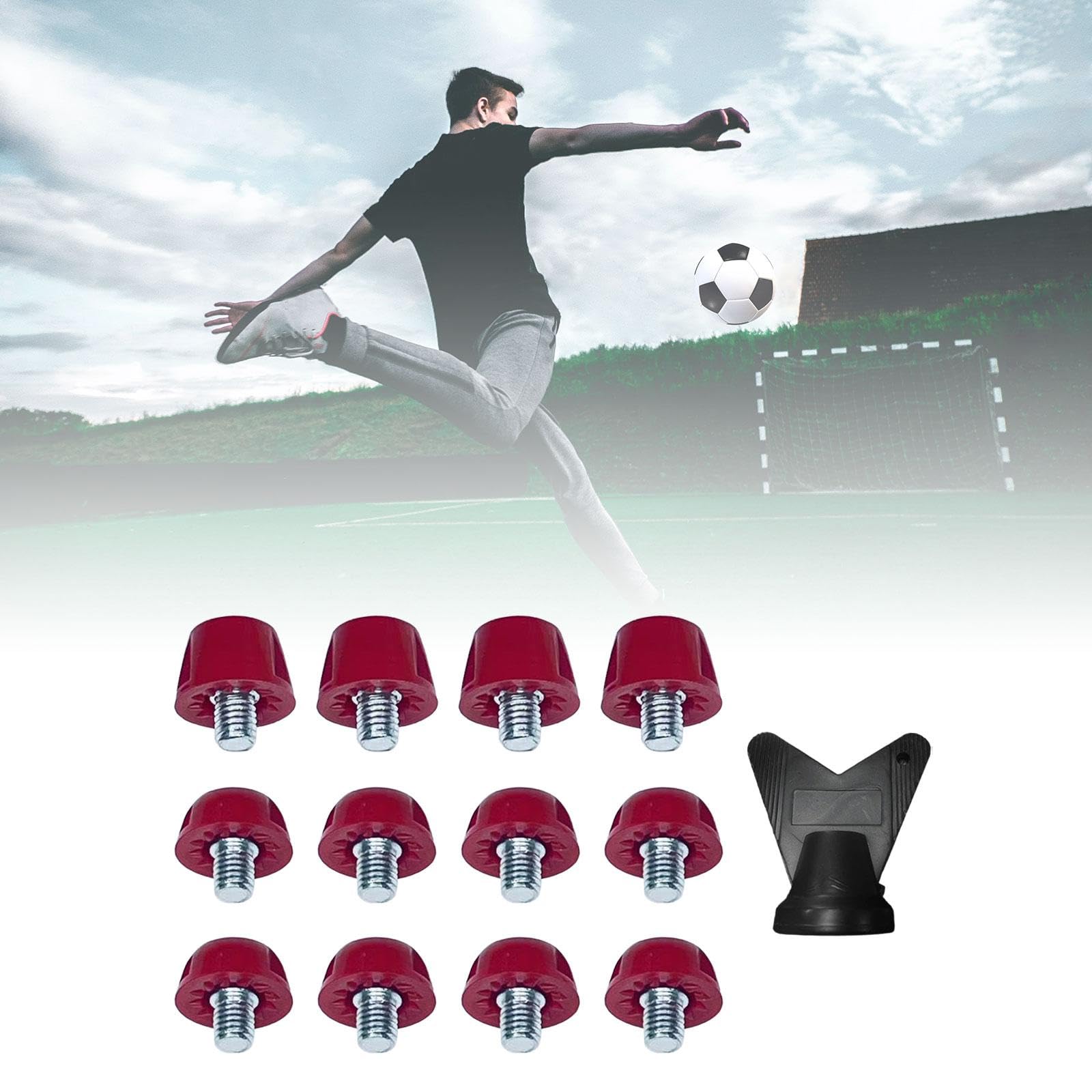 harayaa 12x pointes de remplacement crampons de Rugby crampons de bottes de football chaussures de piste accessoires pour l'entraînement