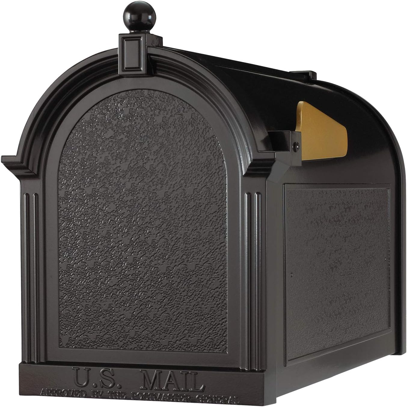 Whitehall Products Capital Mailbox, Black