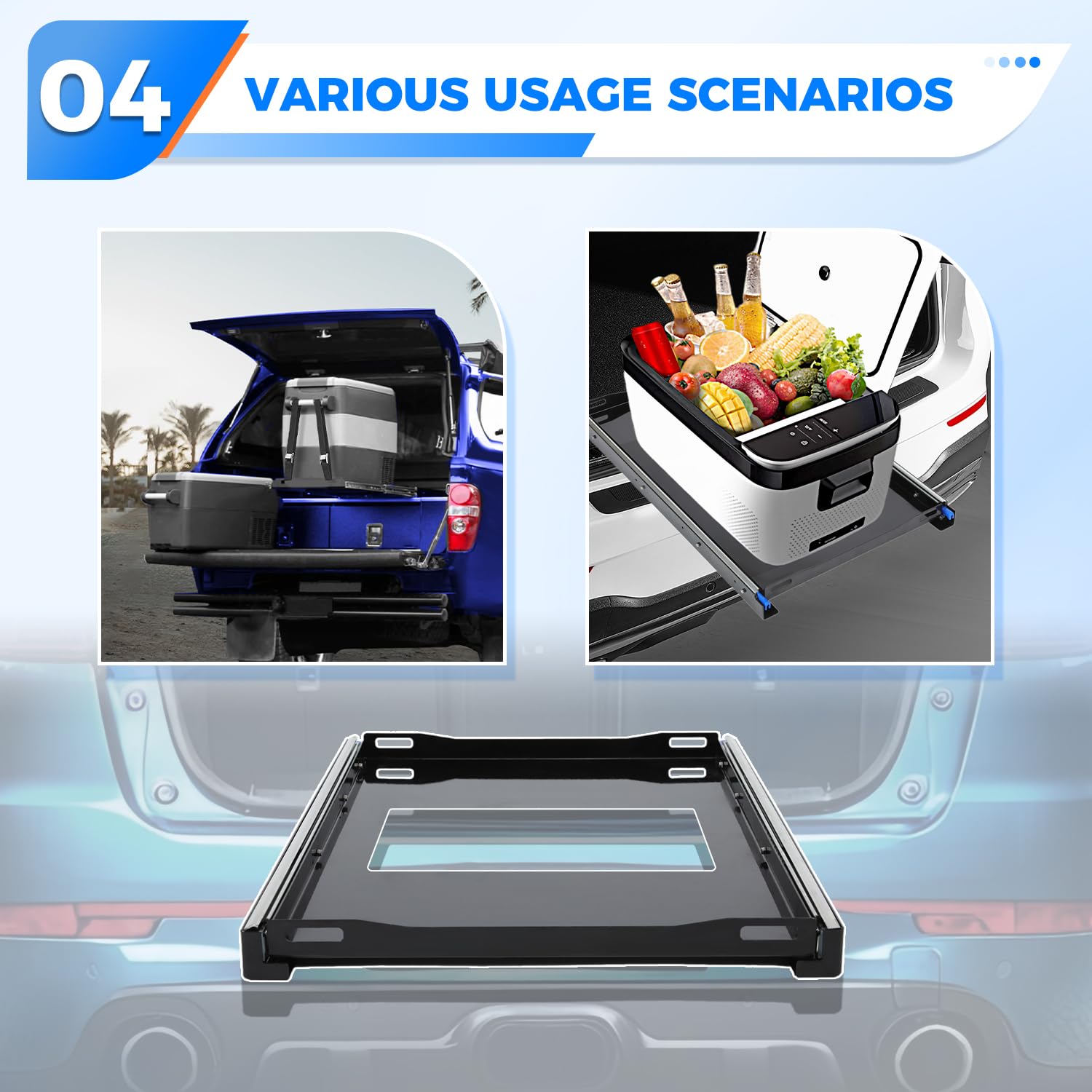 12V Portable Refrigerator Car Fridge - 40L