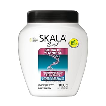 Skala Expert Bomba de Vitaminas, SOS Fortalecimento dos Fios, Brazilian Hair Vitamin Treatment 35.2Oz