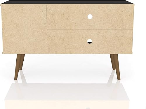 Miniatura 8 de Manhattan Comfort Liberty Mid Century - Soporte de TV moderno para televisores de hasta 46 pulgadas, centro de entretenimiento para dormitorio y