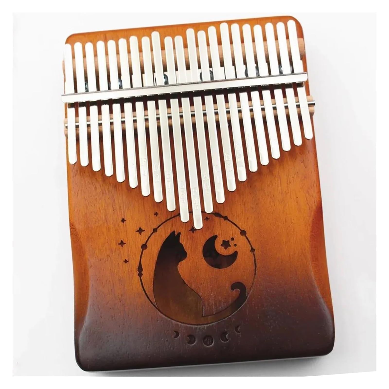 Instrumento De Rendimiento Profesional 17 21 Teclas Kalimba Teclado De Madera Maciza(21 Keys 1)