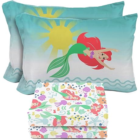 Enchanting Underwater Adventure with Disney's Little Mermaid Bedding Set