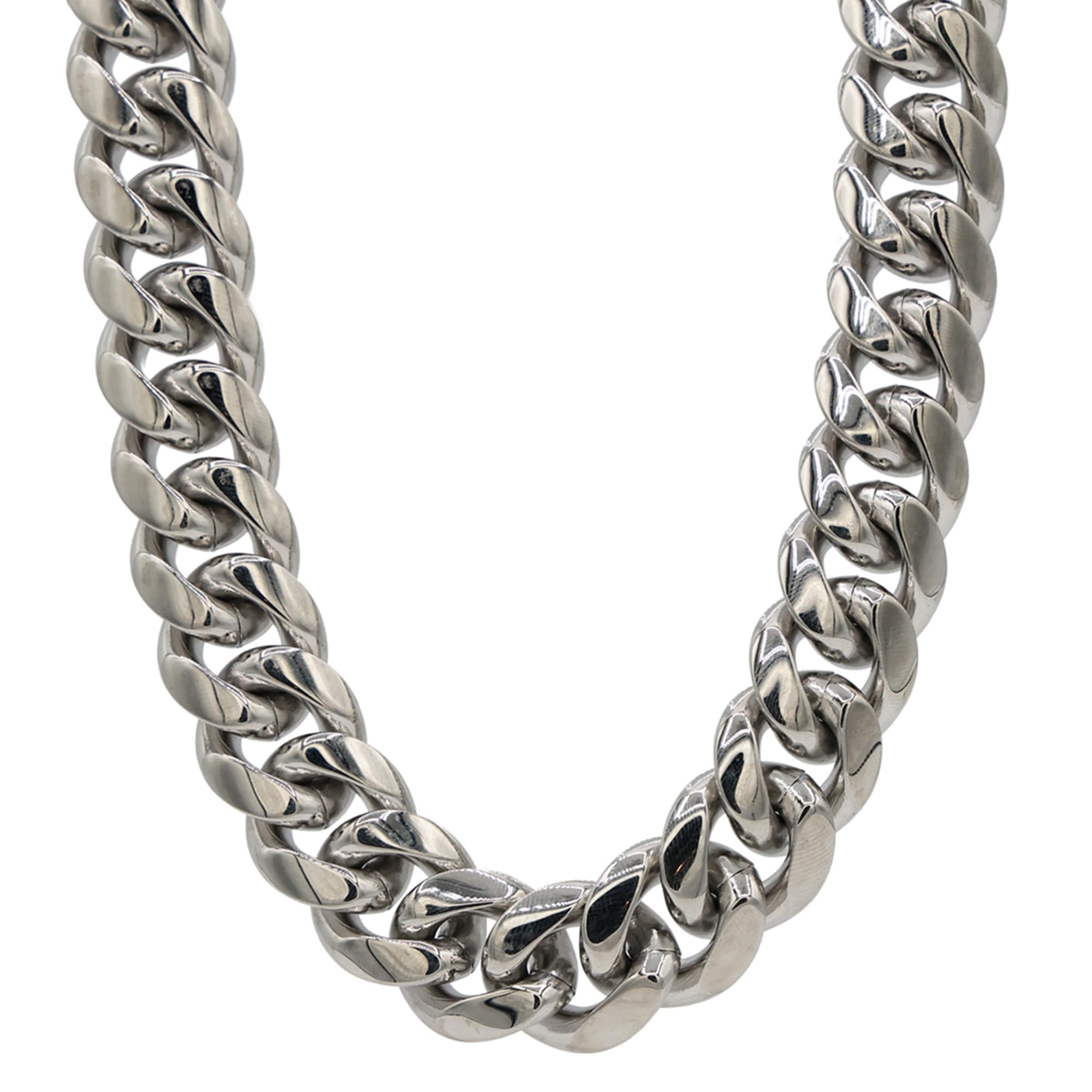 GLD Cuban Link Chain for Men and Women - Gold-Plated Miami Cuban Chain with Premium Storage Travel Pouch - Snatch-Proof Clasp, Sweat-Proof and