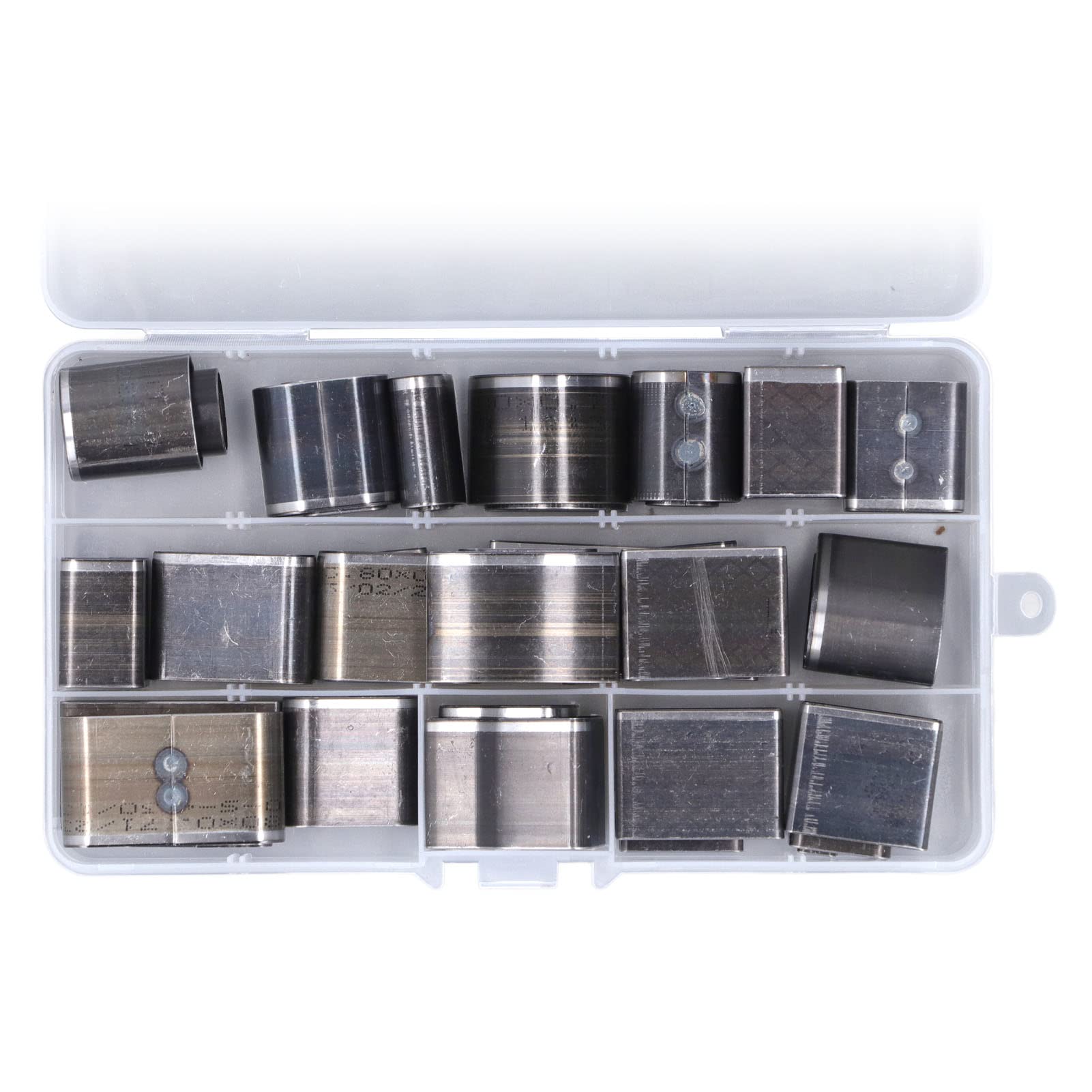 Juego de troqueles perforadores huecos de 52 piezas, troqueles de corte para cuero de acero de alta velocidad para manualidades DIY, herramienta de perforación de un agujero con ca