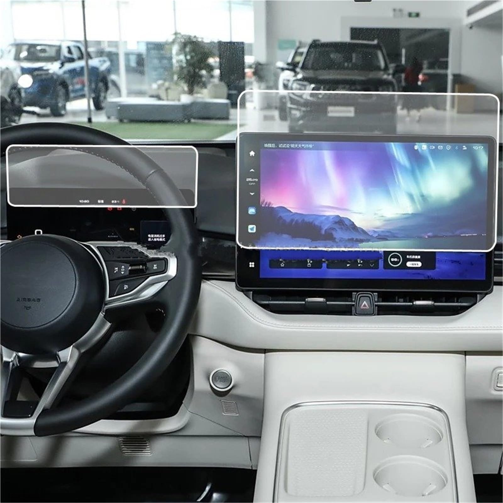 Generico Pellicola Protettiva Touchscreen Per Haval H6 2025 2026 Pellicola Di Vetro Temperato Navigazione GPS Auto Protezione Dello Schermo Display Del Cruscotto Adesivo Accessorio