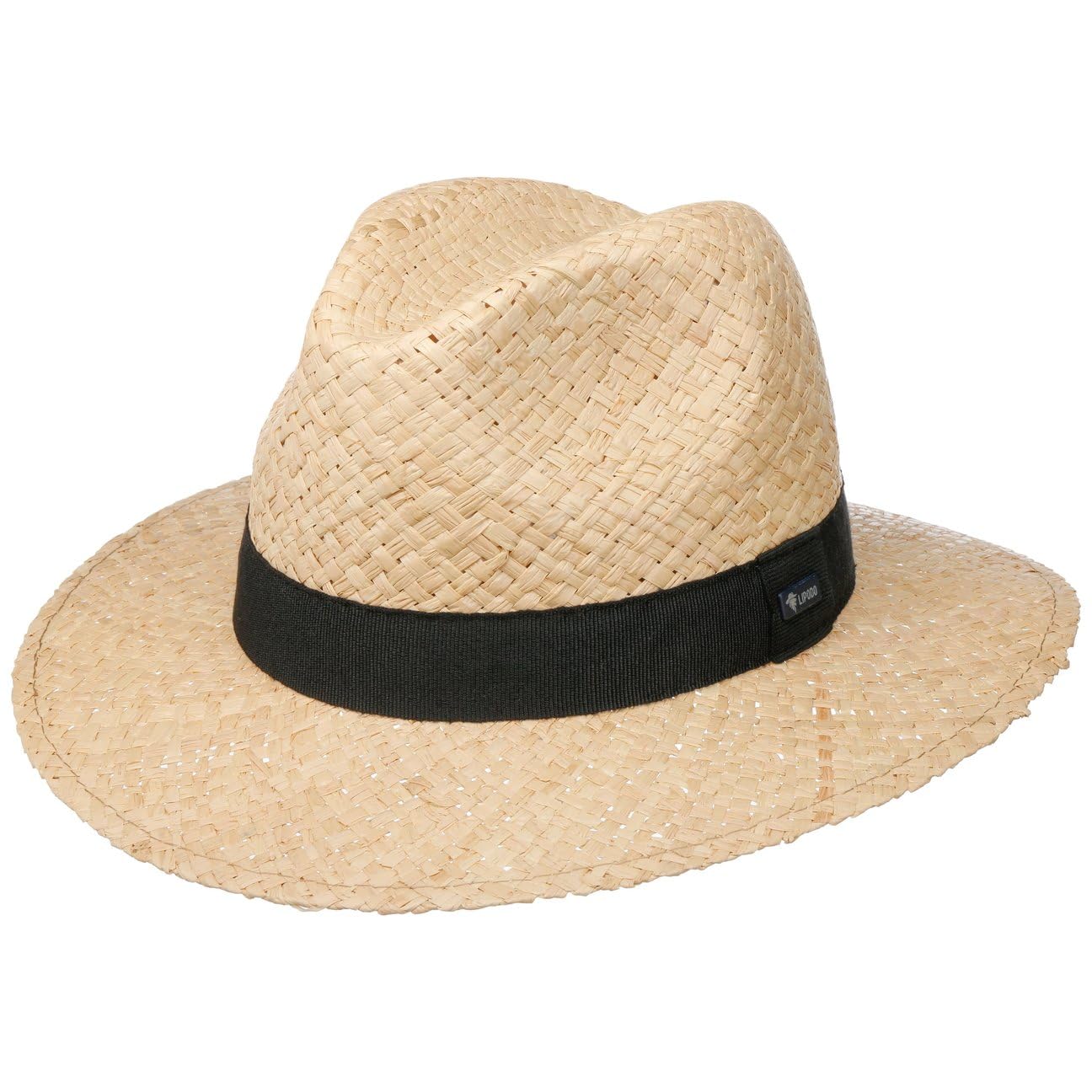 Lipodo Mantigo Traveller Hut Raffiastroh Made in Italy Herren und Damen Frühling Sommer