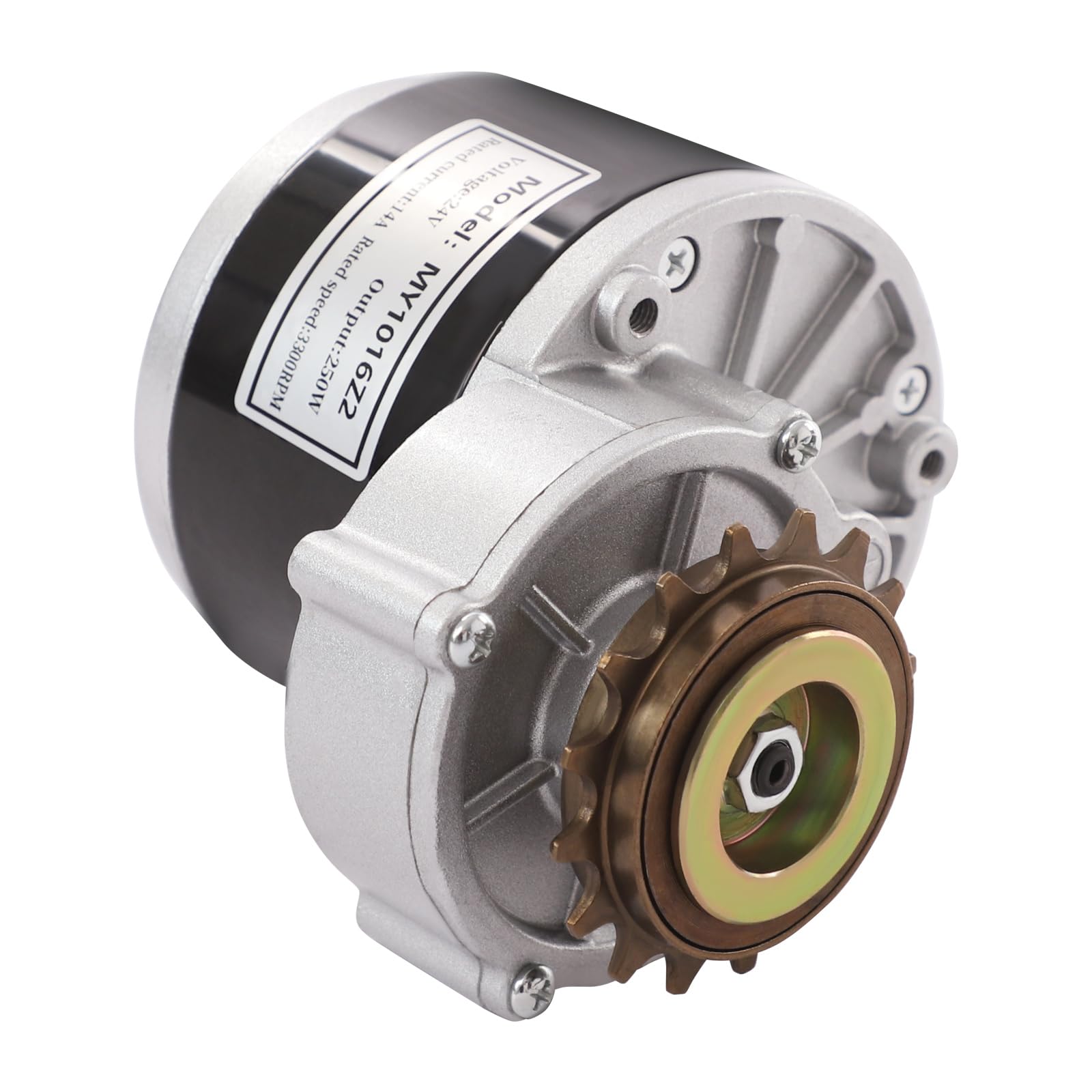 MccoMMon 24V 250W Elektro Fahrrad Motor Umbausatz, Ebike Conversion Kit, für MTB, Citybike & DIY Projekt, Fahrrad 3300 U/min