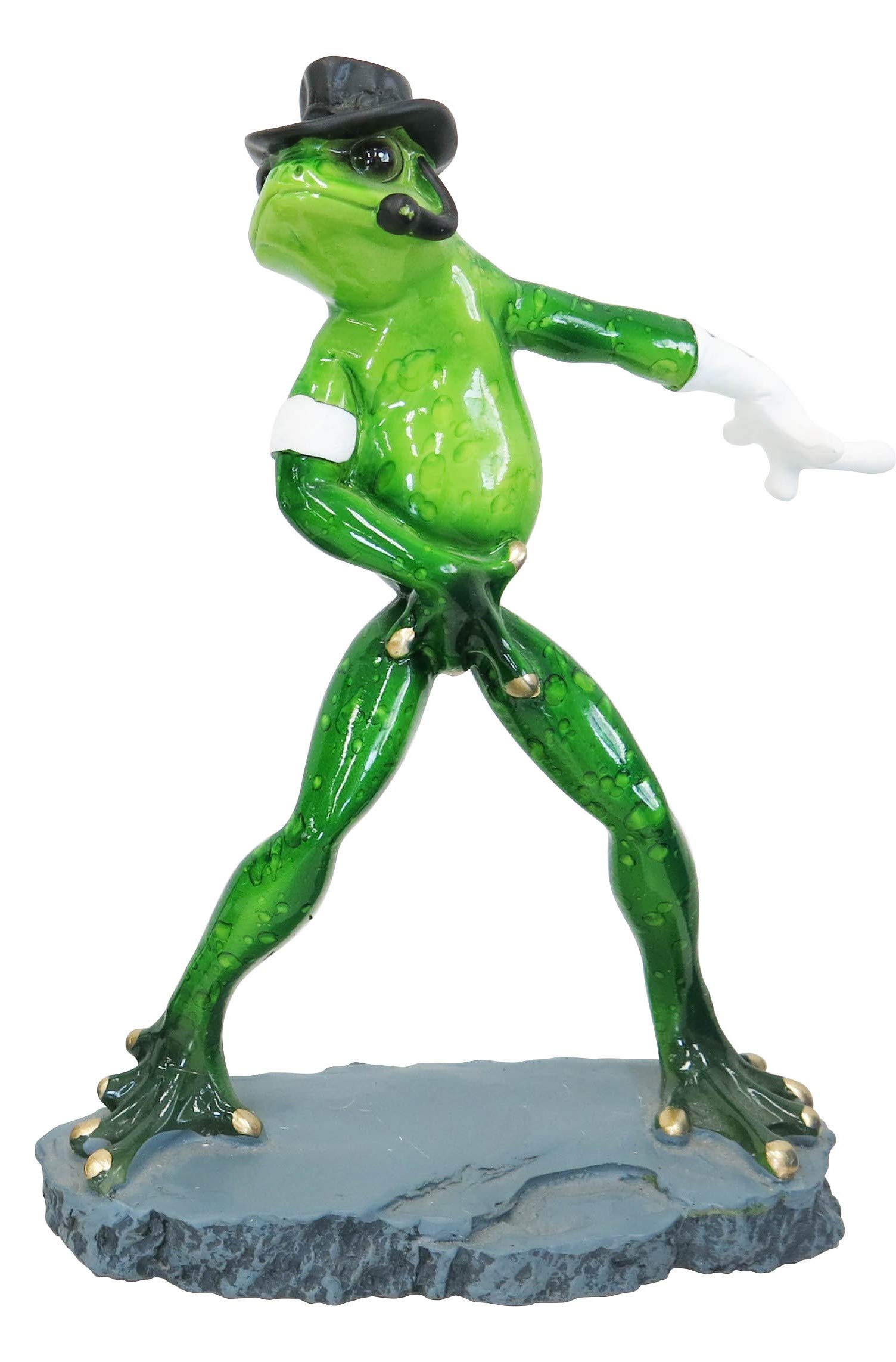 Amazon.co.jp: Posing Frog Figurine Object, Interior