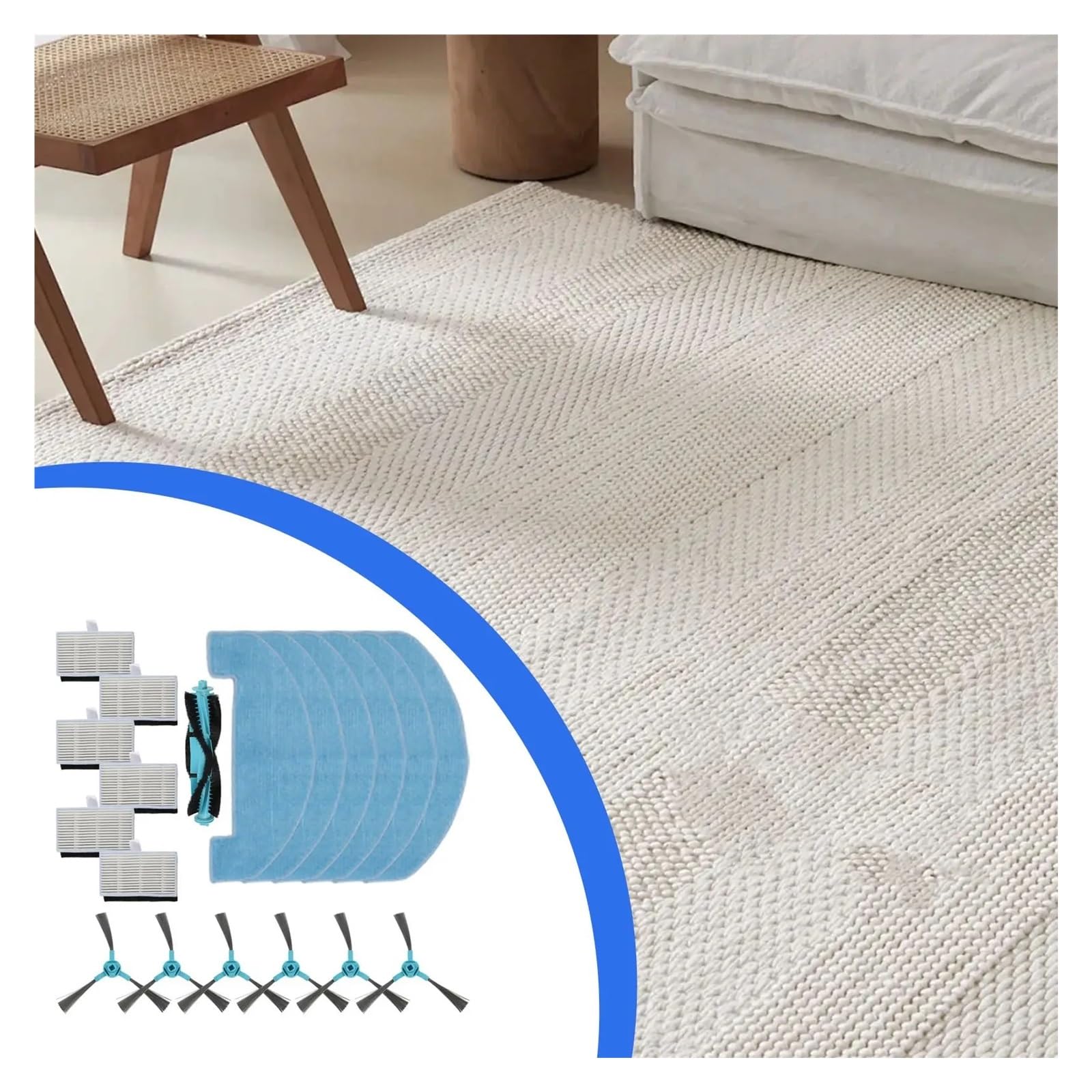 Kit 1 Set Parti Aspirapolvere, Compatibile con Lubluelu, L15 Spazzole