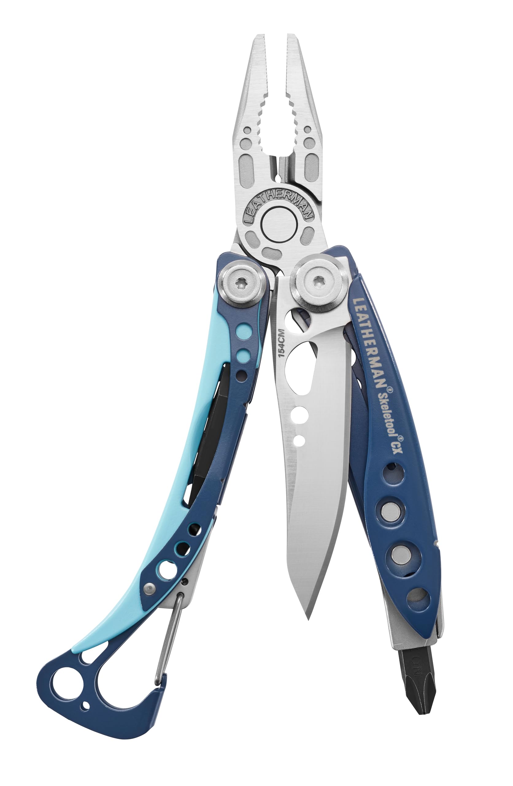 Skeletool CX - 7-in-1 Camping & Survival Multi-Tool, Stainless Steel, Made in USA, Nightshade