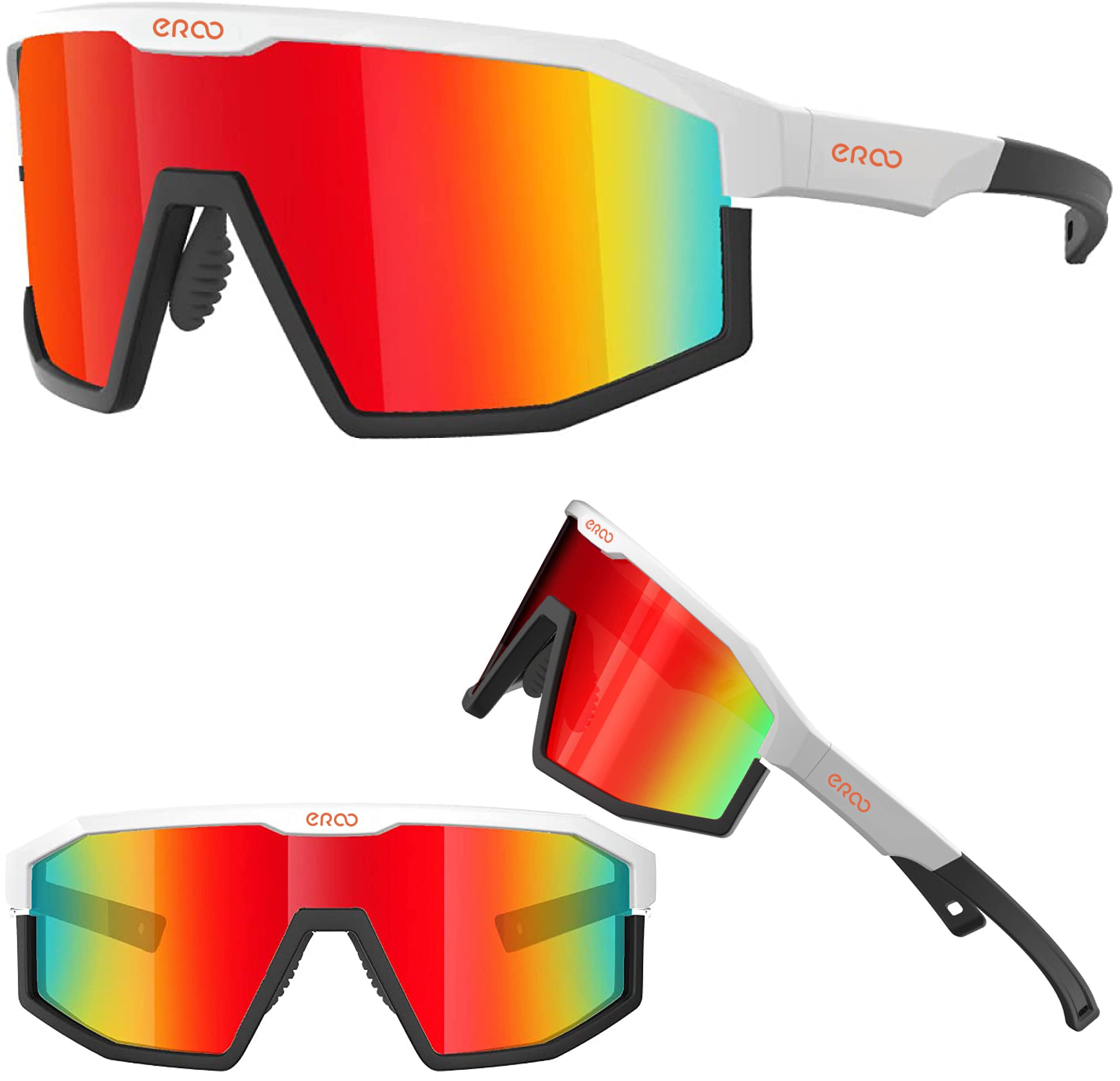 ER00 Eazyrun Polarized Sports Sunglasses for Youth Women Men Cricket Pickleball Rounders Tennis Cycling Running MTB Softball Beach Volleyball Fishing F24