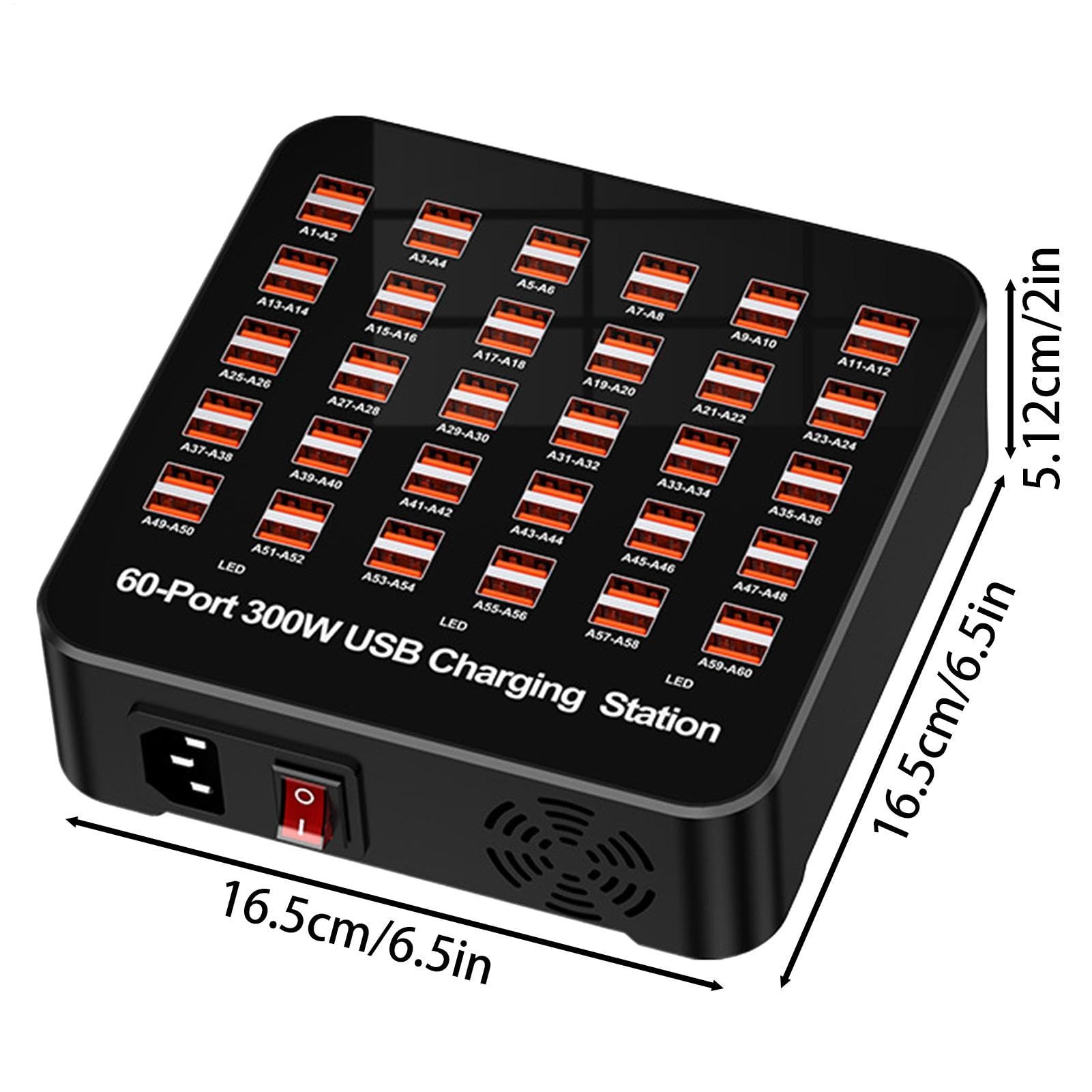 Caricatore USB Rapido Banco di Ricarica Multiuso Multiporta