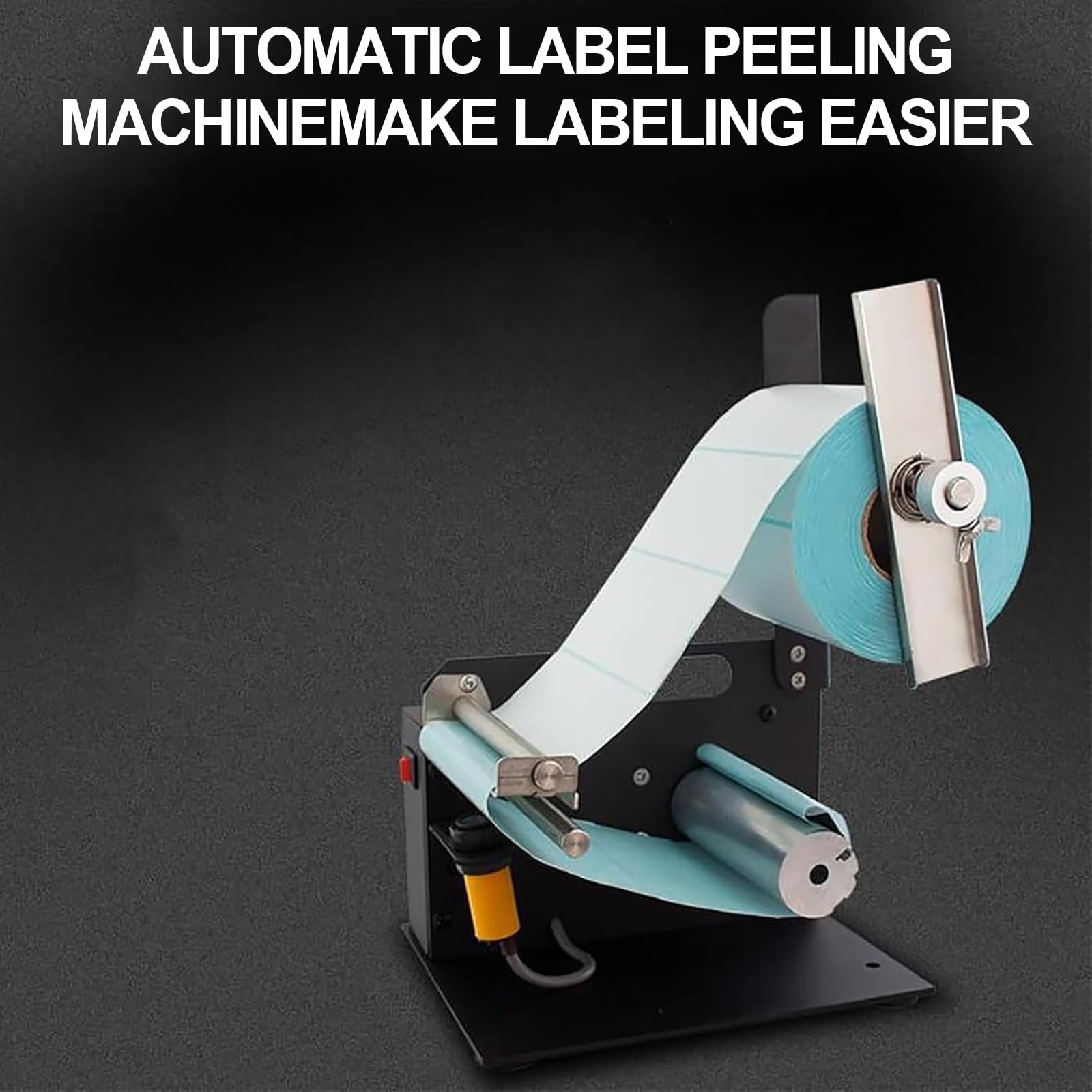 Automatische Etikettenabisoliermaschine, 15,2 cm/s Geschwindigkeit, 200 mm Etikettendurchmesser, für selbstklebende PET-PVC-Etiketten, einfach oder mehrere Reihen abziehen