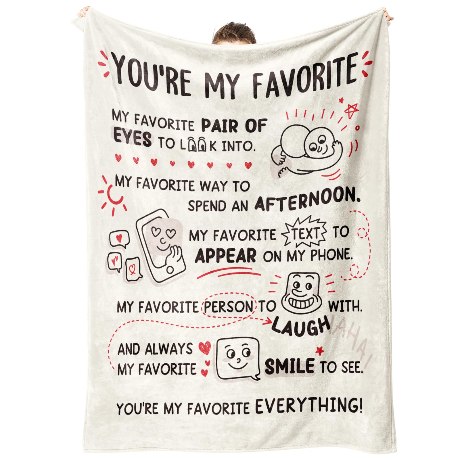 Craftique Girlfriend Gifts, Anniversary Birthday Gifts for Girlfriend Boyfriend- I Love You Blanket for Him Her- Romantic Gift for Him Her Husband