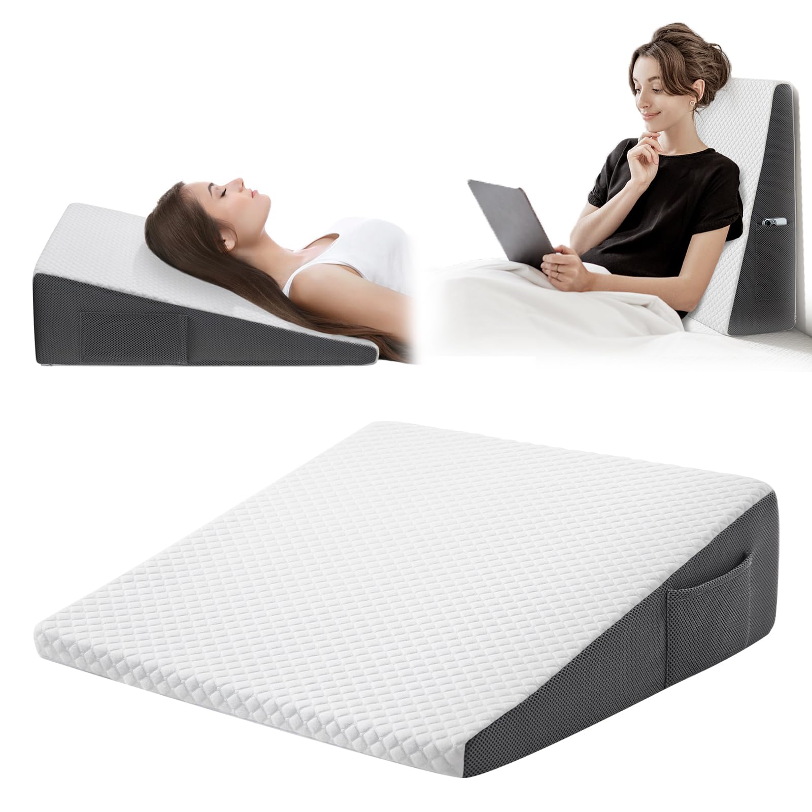 Amazon.co.jp: Cozymaker 三角クッション 三角枕 背もたれ クッション