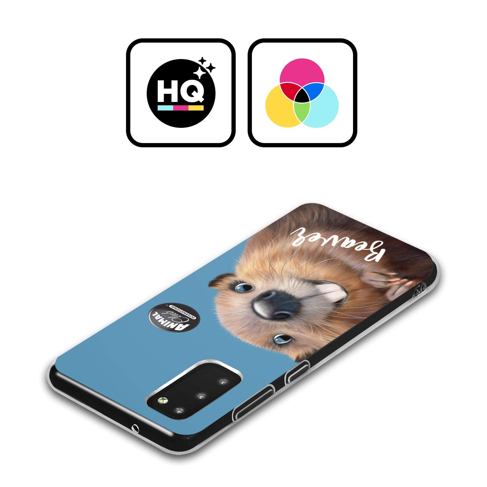 Head Case Designs Offizielle Animal Club International Biber Gesichter Gel Handyhülle Hülle [Militärischer Schutzgrad] Kompatibel mit Samsung Galaxy A12 (2020)