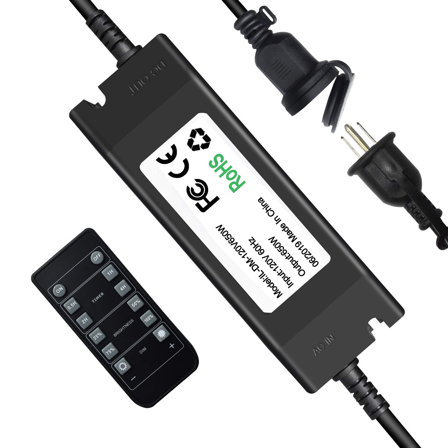 Buy SUNTHIN 650 Watts Outdoor String Lights Dimmer, Wireless Remote