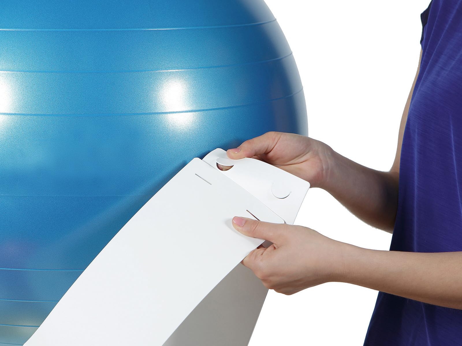 GYMNIC Stacker Anneau Pliable en Plastique Rigide pour empiler Les Ballons de Fitness de Ø 55, 65 et 75 cm, Support Stable pour fitball et Ballons de Gymnastique