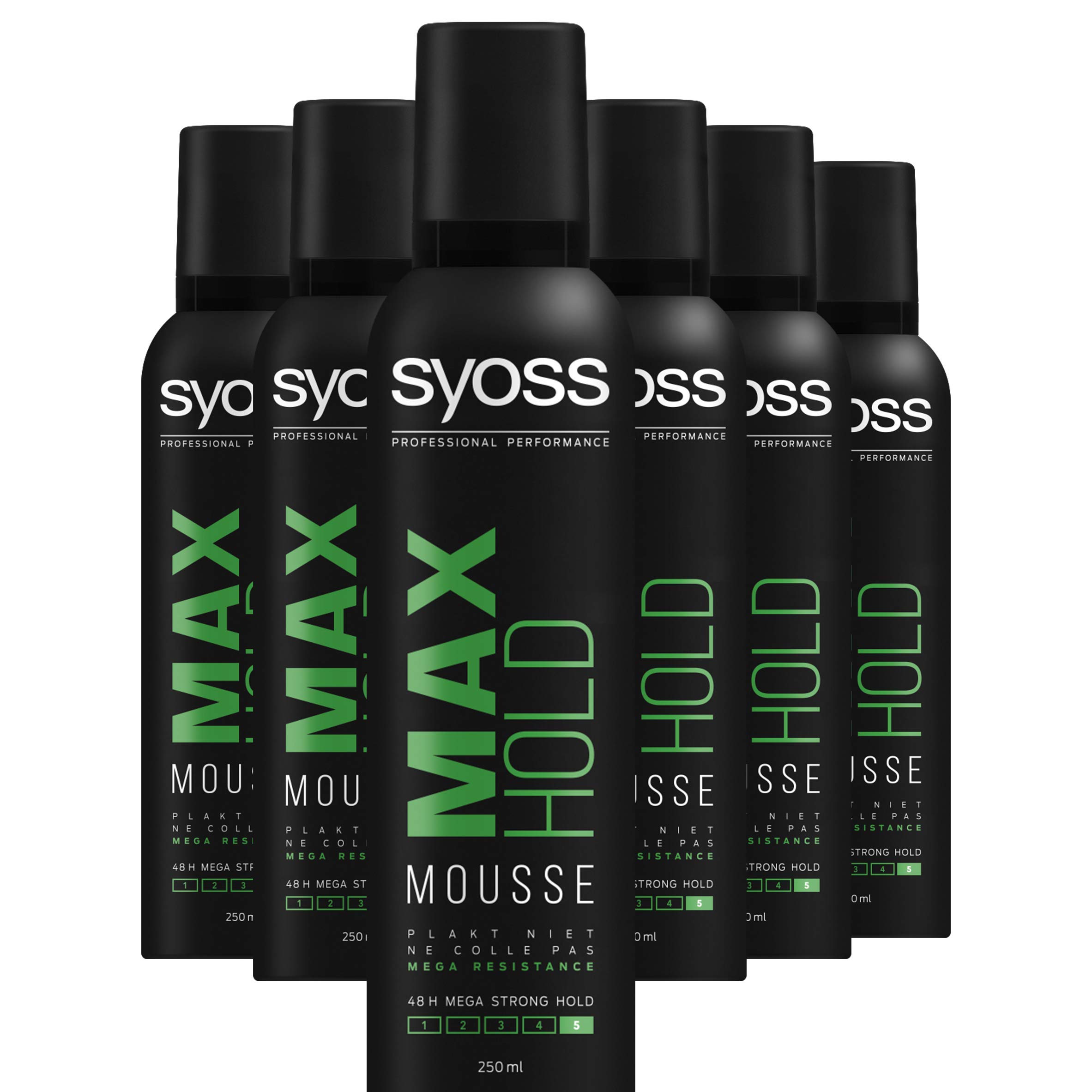 Syoss Max Hold Haarmousse 250ml, 6 Stück