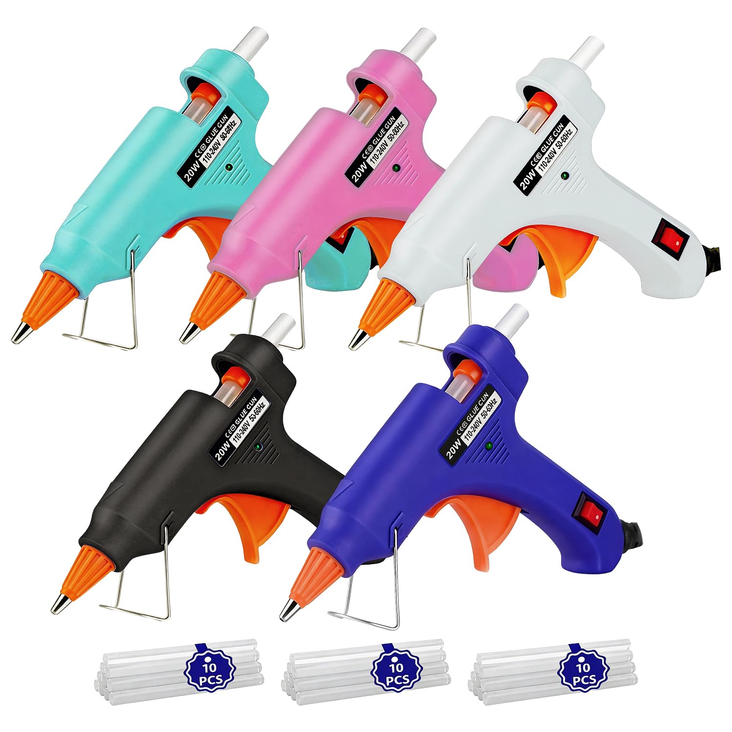 Mini pistolet à colle chaude pour activités manuelles scolaires et maison