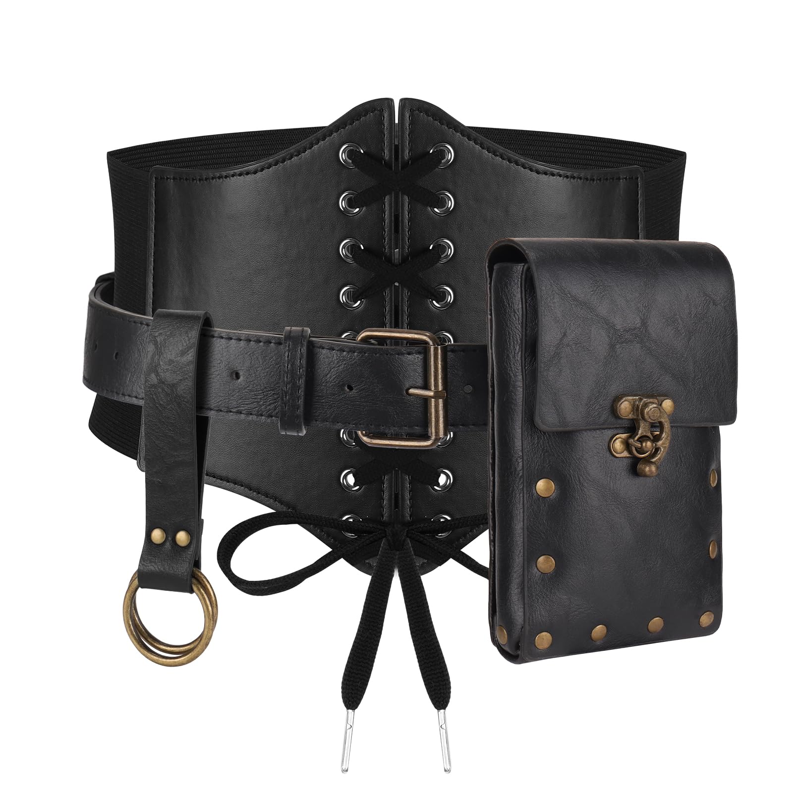 Magibag Women Renaissance Corset Belt Pouch Halloween Medieval Renaissance Costume Accessories