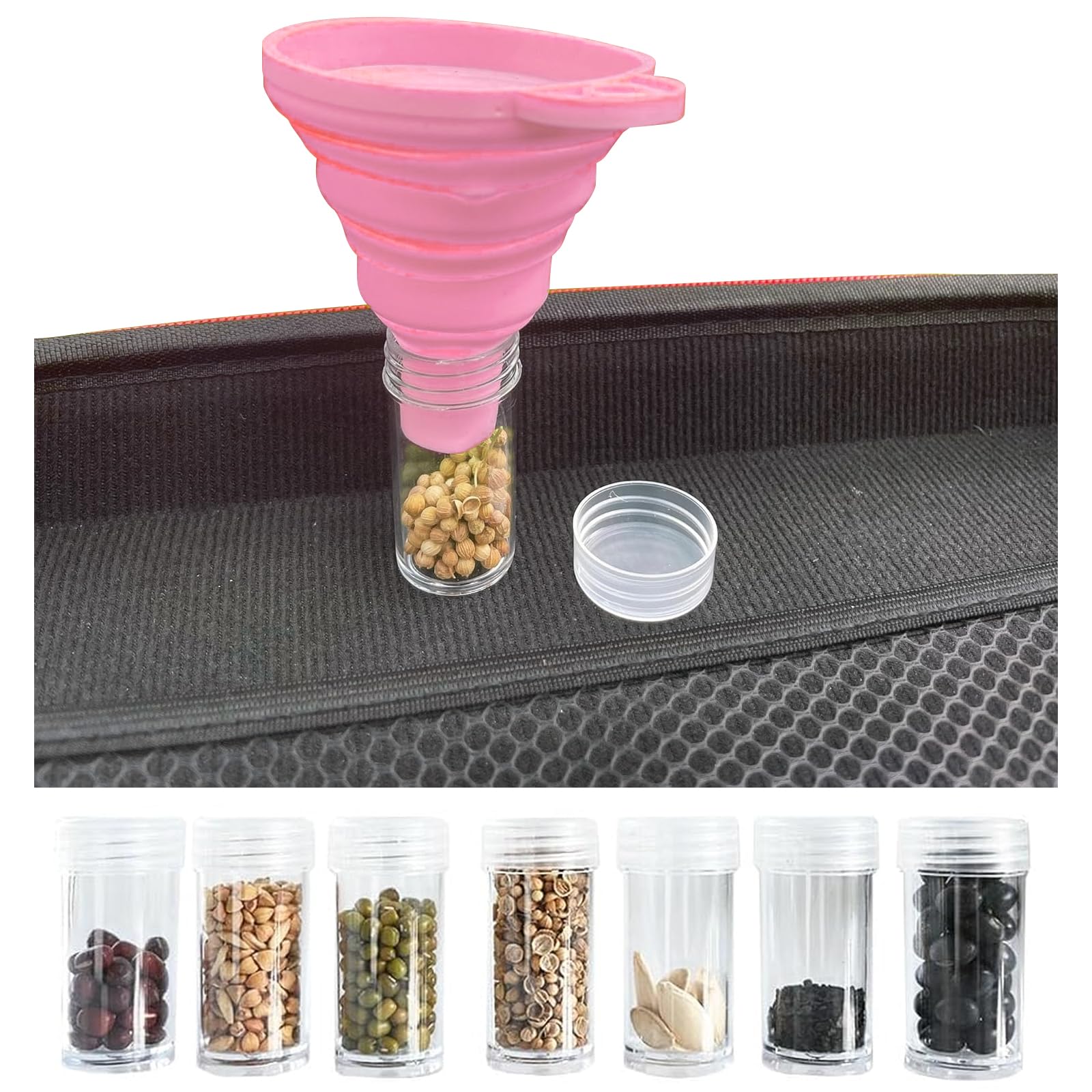 Zaadorganizer Set - Met Etikettenstickers, Pincet, Trechter