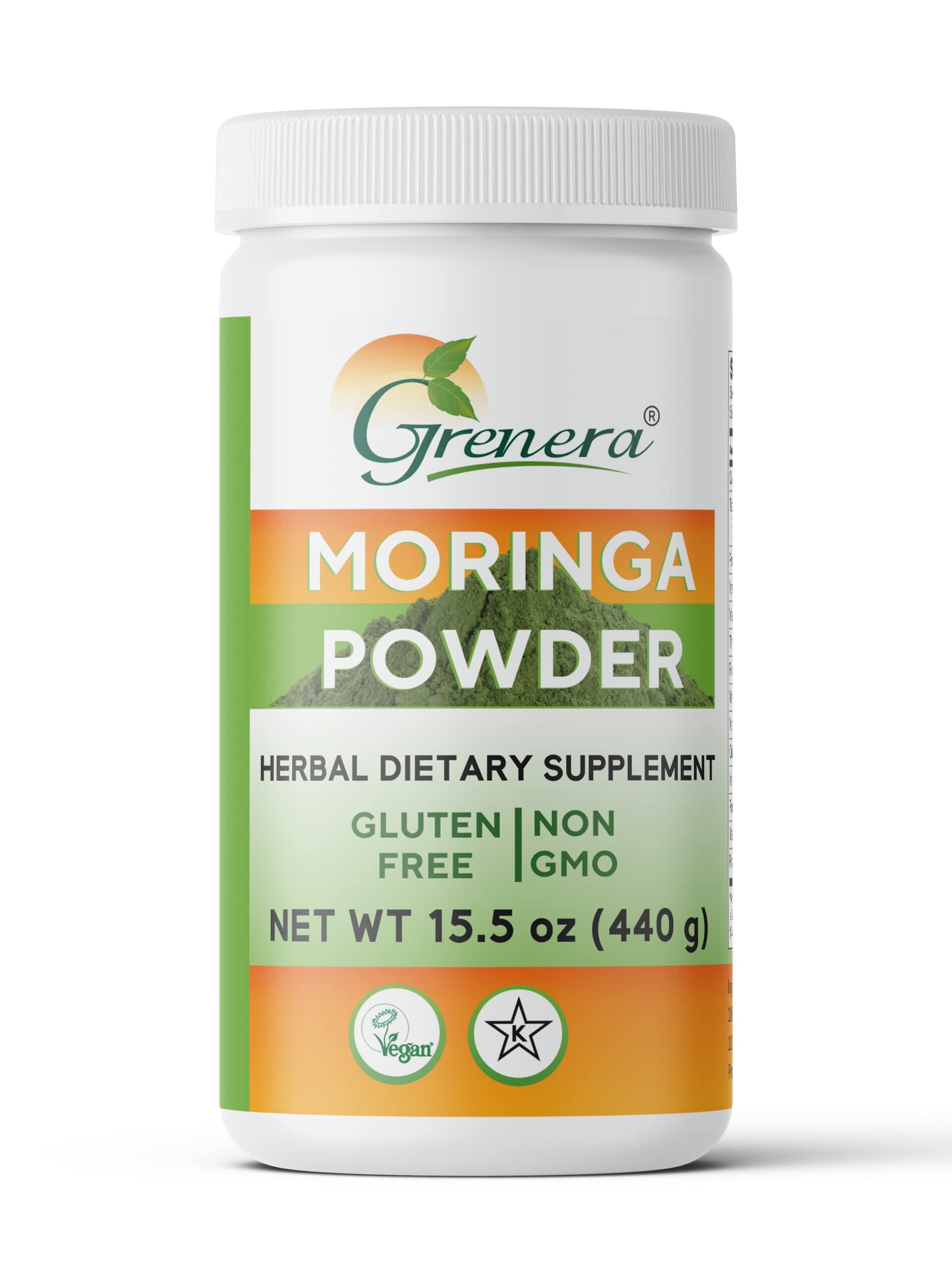 Grenera Moringa Leaf Powder, Drumstick Powder for Soups, Salads and Curies, 440 grams (B00ZQX35TO) Amazon Price History, Amazon Price Tracker