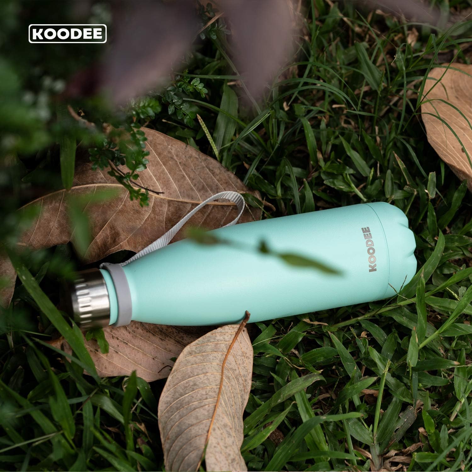 Stainless Steel Water Bottle, Koodee 17 oz/500 ml Insulated Water Bottle, Double Wall Vacuum Sports Water Bottle, for School, Fitness, Running-PBA Free - Image 3