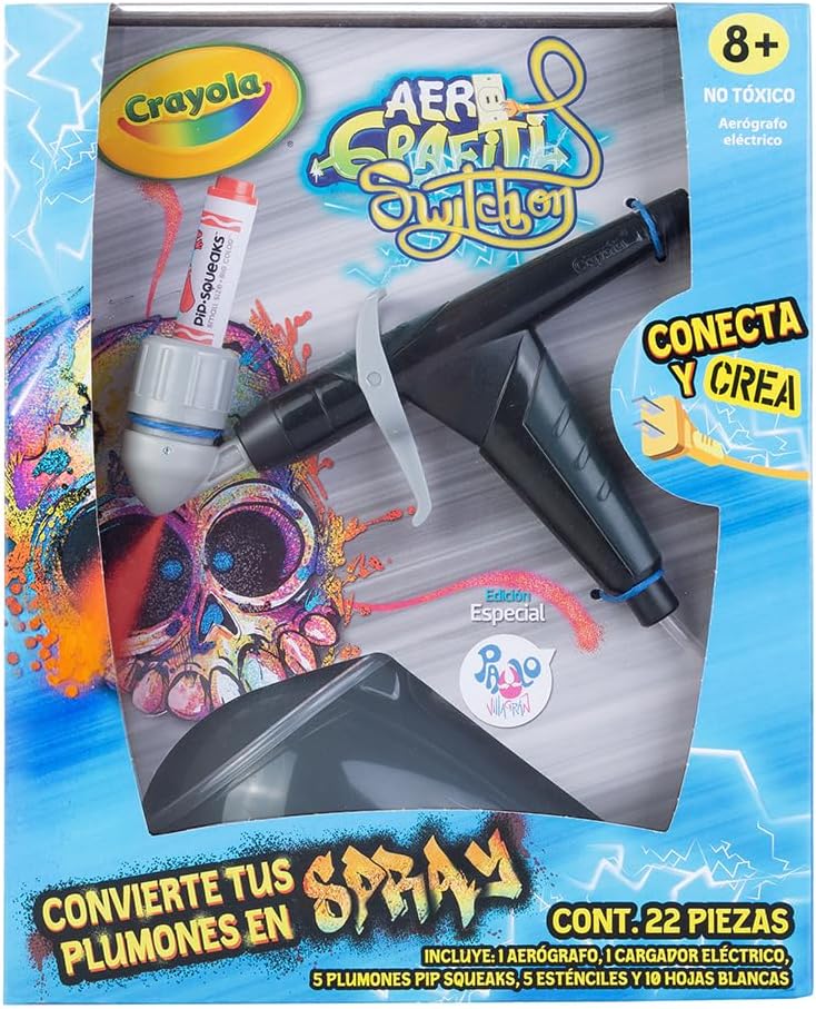 Crayola Juguete Aerografiti Eléctrico Switch On : Amazon.com.mx ...