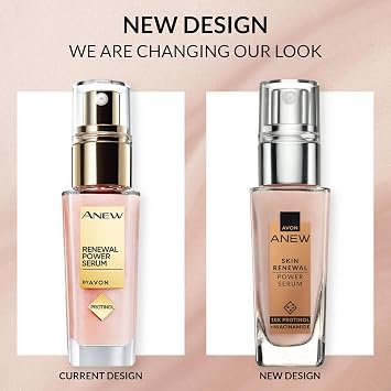 Avon Anew Renewal Power Serum, Formulated with Protinol™ Technology and Niacinamide, for 7 Powerful Skin Benefits in 7 Days, 30ml