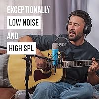 Vista 4 de RØDE NT1 Signature Series Large-Diaphragm Condenser Microphone with Shock Mount, Pop Filter and XLR Cable for Music Production, Vocal Recording