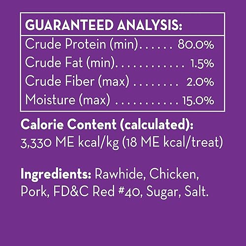 Miniatura 5 de Dingo giro premio Rawhide Chews Paquete de 50 Multicolor
