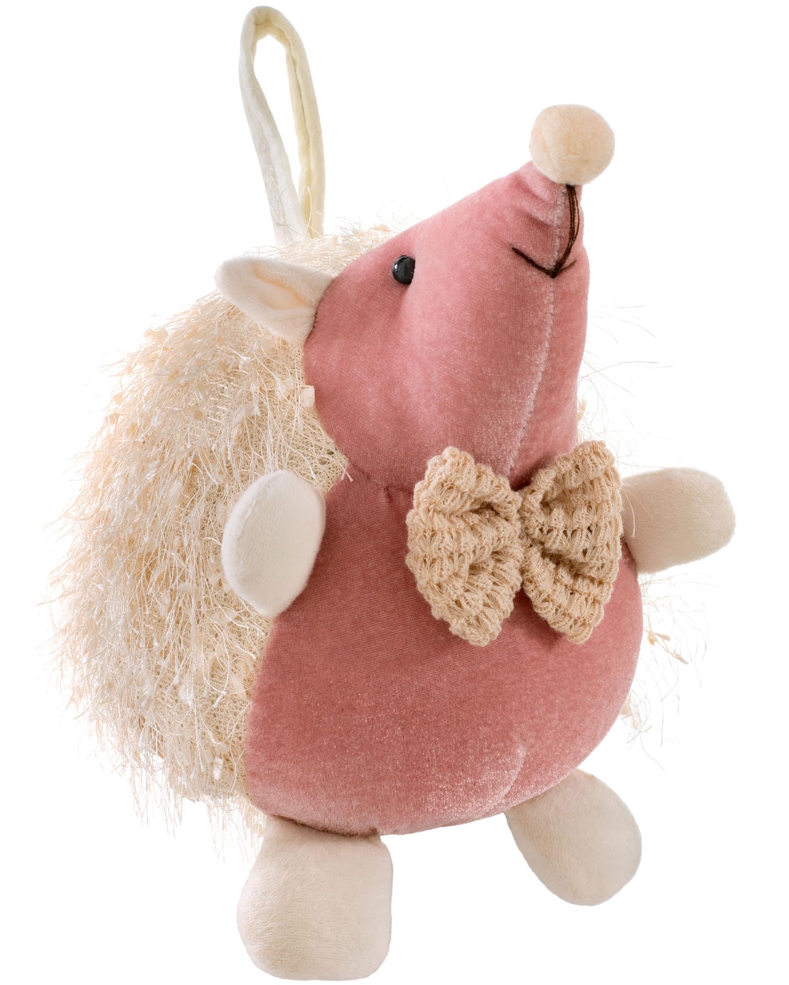 Blush Christmas Hedgehog Figurine